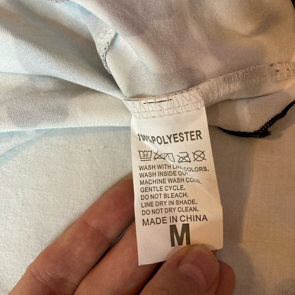 Black and White Cow Print Lace Trim Sleepwear Set Size XS (Tagged M) - Picture 3 of 4